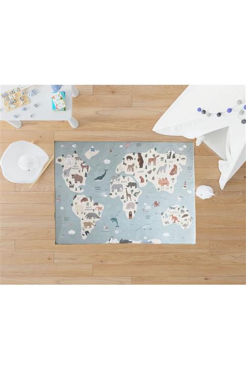 Happy Kid Rooms Dünya Haritası Oyun Matı