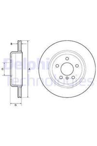 ÖZGÜÇYEDEK Arka Fren Dıskı Bmw F10 F11 Havalı 330mm