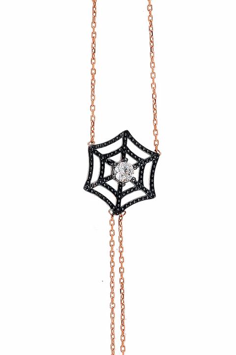 Argentum Concept Kadın Örümcek Ağlı Şahmeran B021301