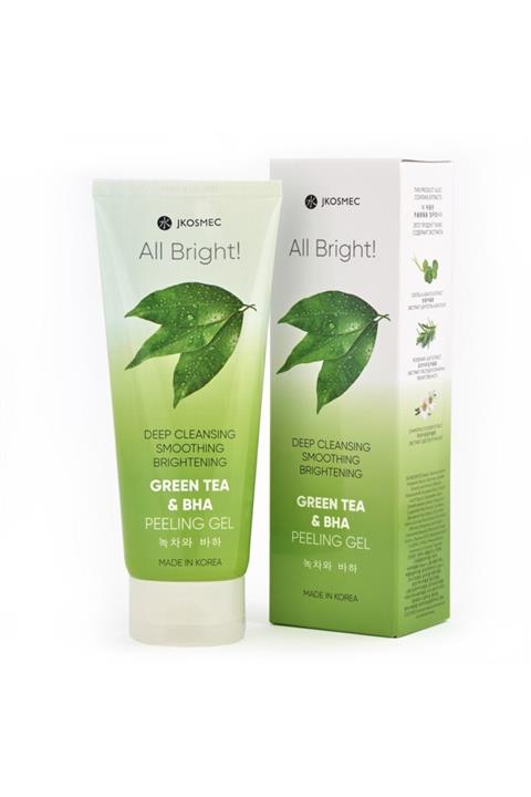 Jkosmec All Bright Green Tea And Bha Peeling Gel