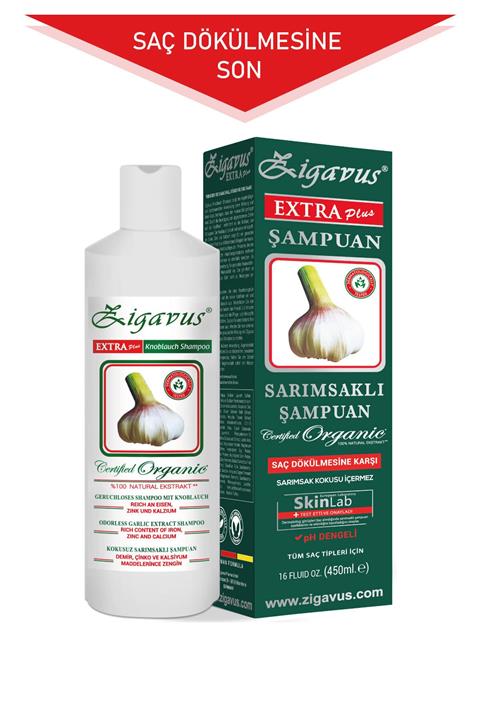 Zigavus Extra Plus Sarımsaklı Şampuan 450 ml