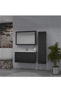 h10 Concept Telaio Banyo Dolabı 100 Cm