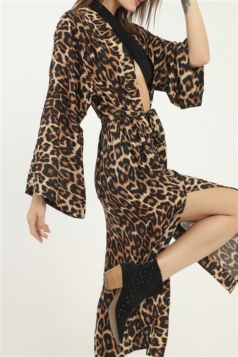 BYEVVA Leopar Kimono