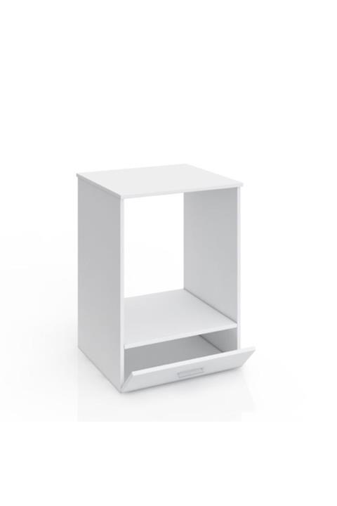 Mihenk Beyaz Ankastre Set Üstü Ocak ve Fırın Modülü Mutfak Dolabı