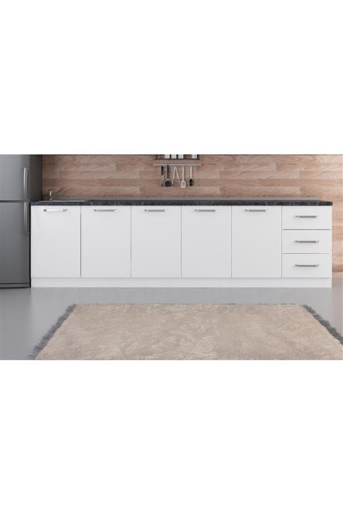 Minar 300 cm Mutfak Dolabı Beyaz 300-b2 Alt Modül