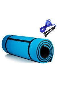 instatech Çift Taraflı Yoga Minderi Ve Spor Matı 15mm + Atlama Ipi
