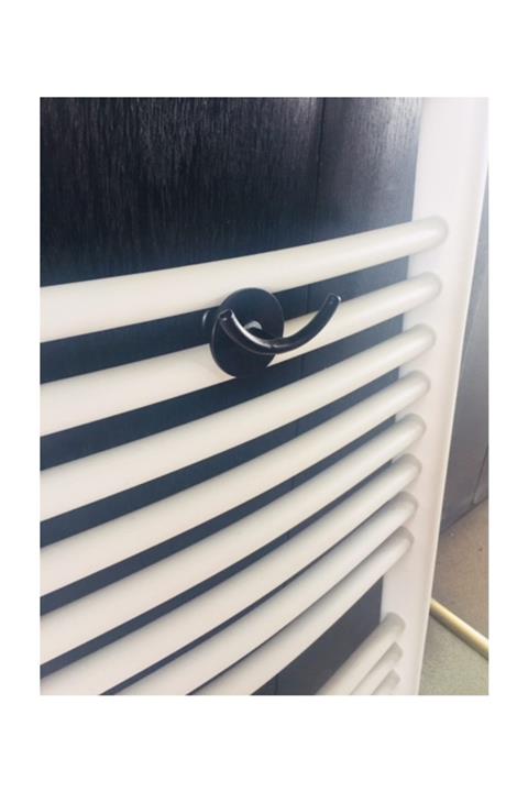 DİGİSU Havlupan Için Siyah Havlu Askılığı