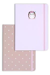 Matt Notebook A5 2'li Defter Seti 15x21 Cm Noktalı Kirpi