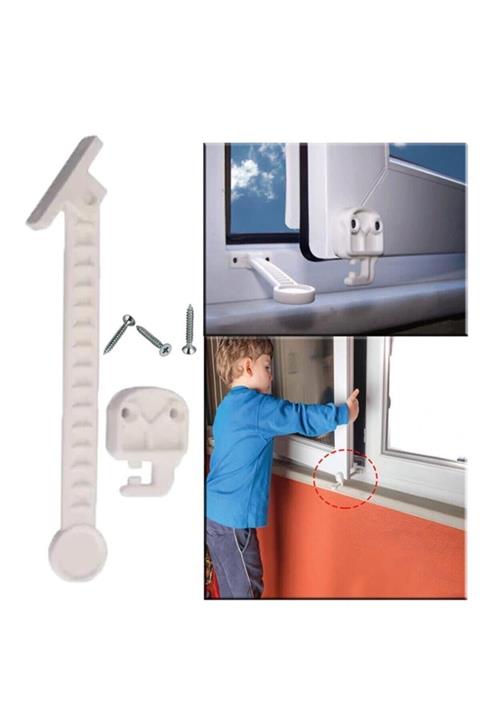 Nobel Ayarlı Pencere Kilidi Bebek Güvenlik Kilidi 15 cm