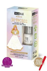 Mara Princess Yıkanabilir Su Bazlı Çocuk Ojesi - Beyaz