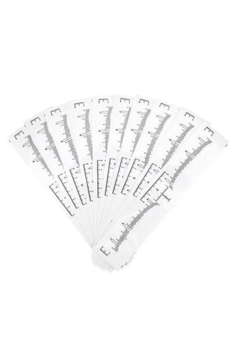 BİOMASER Microblading Tek Kullanımlık Kaş Cetveli - 100 Adet