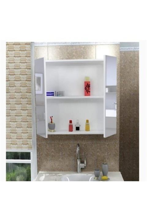 gtaş mobilya Aynalı Banyo Dolabı Lavabo Üstü Dolap