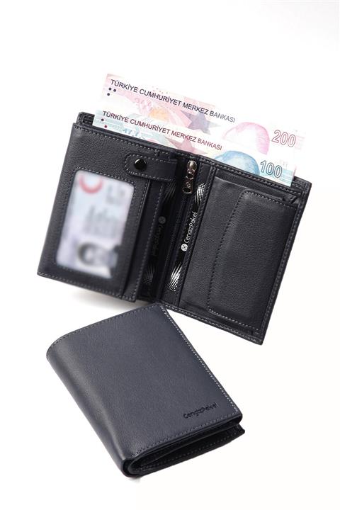 CENGİZ PAKEL Hakiki Deri Lacivert Erkek Cüzdan