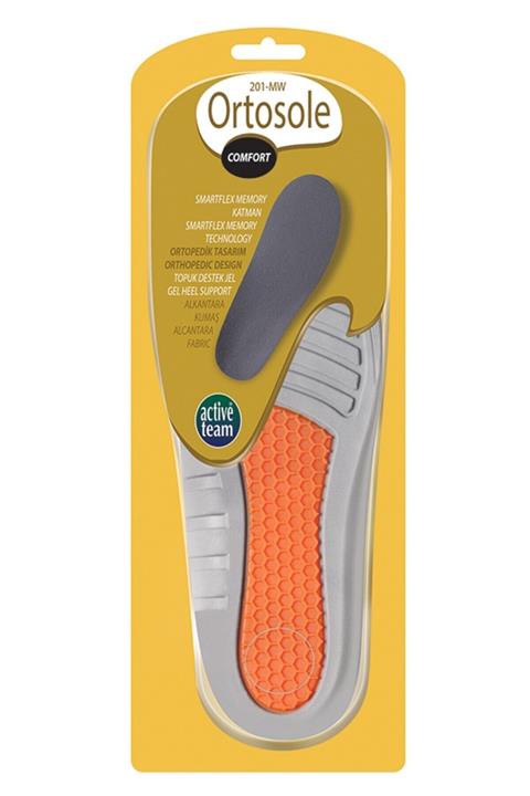 Ortosole Iş Ayakkabısı Tabanlığı, Şok Emici Anti Yorgunluk, Masaj Yapan Kemer Destekli Tabanlık - Kadın