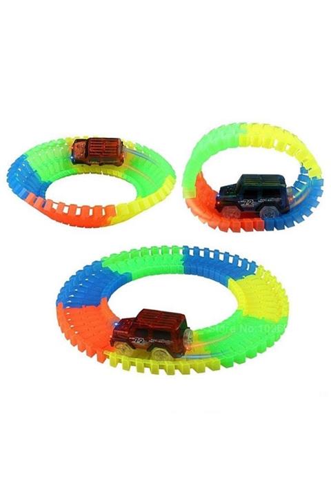 Birlik Amazing Led Işıklı 80 Parça Yarış Pisti