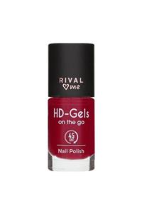 Rival Loves Me No:19 Hd Gels Ruby Red Jel Efekt 9 ml Oje