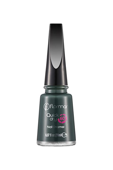 Flormar Quick Dry Nail Enamel Qd23 Khaki Green Oje 8690604378791