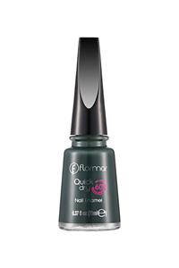 Flormar Quick Dry Nail Enamel Qd23 Khaki Green Oje 8690604378791