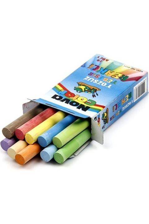 Nova Color Tozsuz Renkli Tebeşir