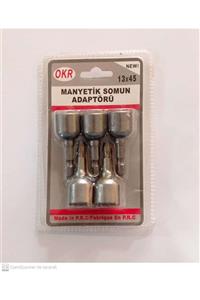 OKR Manyetik Somun Adaptörü 13x45 Mm Çatı Adaptörü 5li Pakette