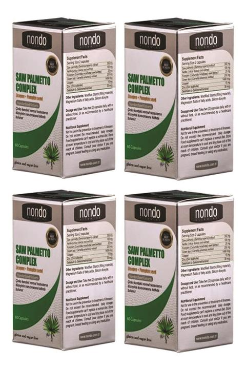 Nondo Saw Palmetto Complex 60 Kapsül 4 Adet