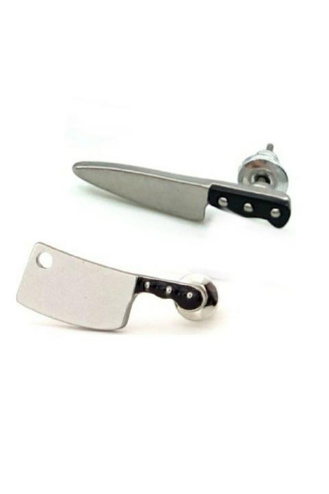 TakıConcept Bıçak Ve Satır Paslanmaz Çelik Masterchef Küpe