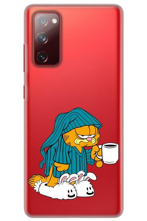 Samsung Galaxy S20 Fe Kılıf Hd Baskılı Kılıf - Uykucu Garfield