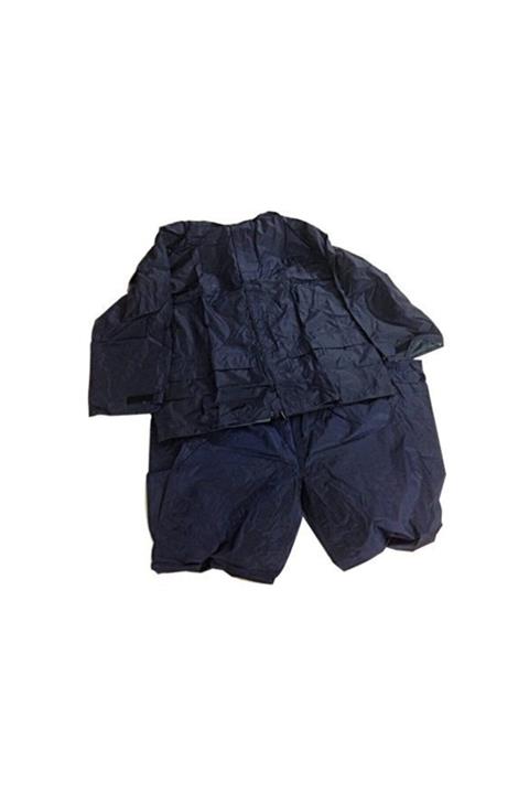 SQUARE Unisex Lacivert Takım Yağmurluk