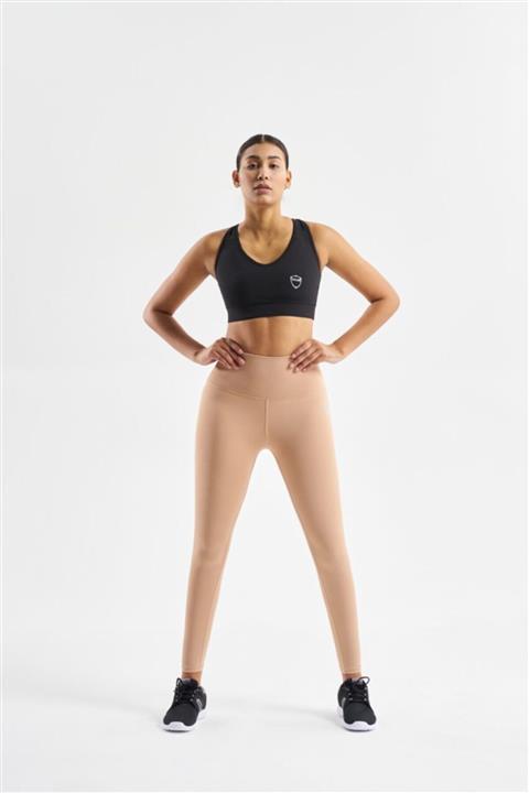 Bucklershop Bucklers Activewear Kadın Spor Taytı Bej