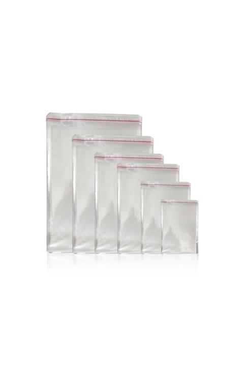 Eldora Bantlı Şeffaf Poşet 40x45 cm 1000 Adet