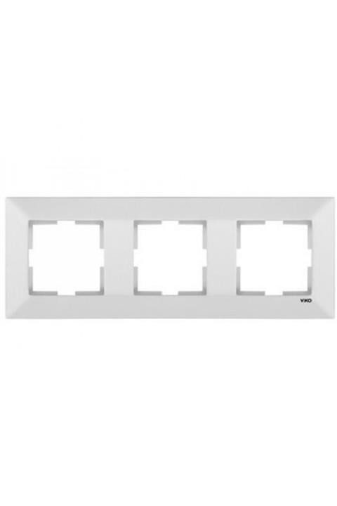 VİKO Merıdıan Beyaz 3'lü Çerçeve