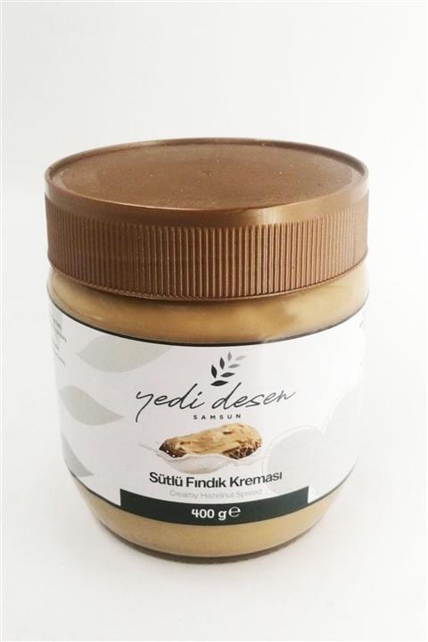 YEDİ DESEN Yerli Karadeniz Fındığından Sütlü Fındık Kreması 400 Gr Yddsnciko00002