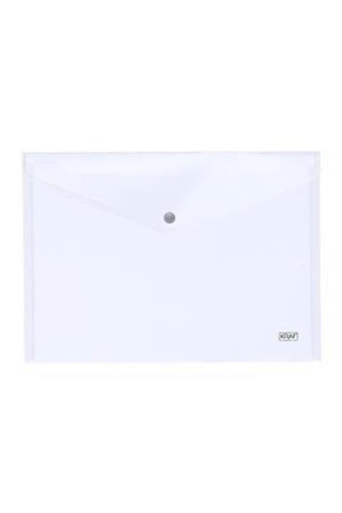 KRAF Çıtçıtlı Dosya A3 Şeffaf