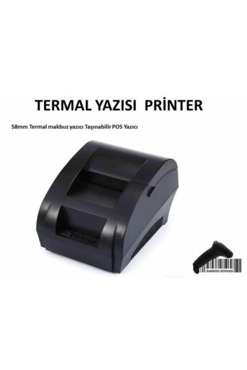 Concord Zjiang Termal Fiş Makbuz Adisyon Barkod Yazıcı 58 Mm