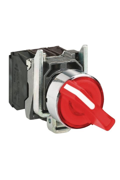 SCHNEIDER Kırmızı Işıklı Mandal Buton Ø22 2 Konumlu Sabit 1na+1nk 24v Xb4bk124b5