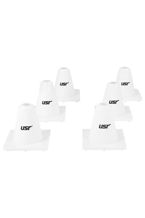 USR Yh14b 6 Lı 14 cm Yumuşak Huni Seti Beyaz