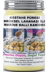 SPANA Kestane Püresi Brüksel Lahanası Ile Marine Ballı Karides Ev Yapımı Katkısız 330gr
