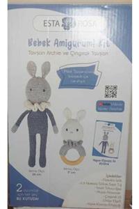 Tuva Yayıncılık Tavşanlar Tığ Işi Amigurumi Kit 2'li Oyuncak Archie Ve Tavşan