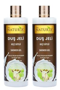 Ilgaz Naturix Organix Keçi Sütlü Duş Jeli Hassas Ciltler Için Nemlendirici Duş Jeli 2'li 400 Ml Yatıştırıcı Duş Jeli Seti