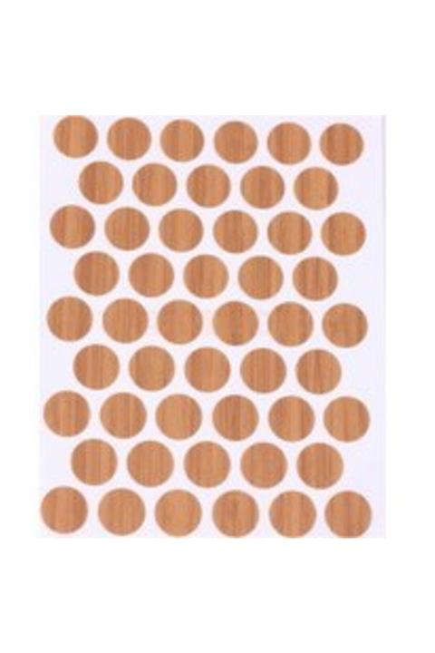 Azimkar Hırdavat Yapışkanlı Vida Tapası Parlak Tüm Renkler 5 Adet (bambu)