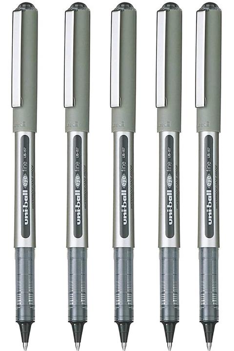 UNİBALL 0.7 Mm 5'li Siyah Roller Kalem