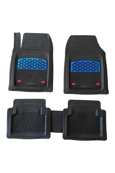 SAFİR Ford Tourneo Connect Uyumlu Universal Derin Havuzlu Paspas Krom Mavi