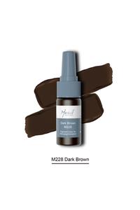 Mastor M228 , Dark Brown Kalıcı Makyaj Micropigmentasyon Boyası (PİGMENT) 15 Ml.