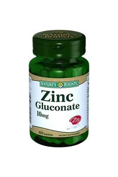 Nature's Bounty Zinc Gluconate 10 Mg 100 Tablet
