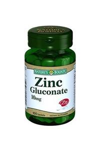 Nature's Bounty Zinc Gluconate 10 Mg 100 Tablet