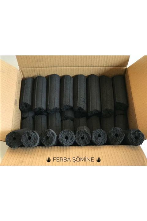 FERBA Doğal Fındık Kabuğu Briket Mangal Kömürü 10 Kg