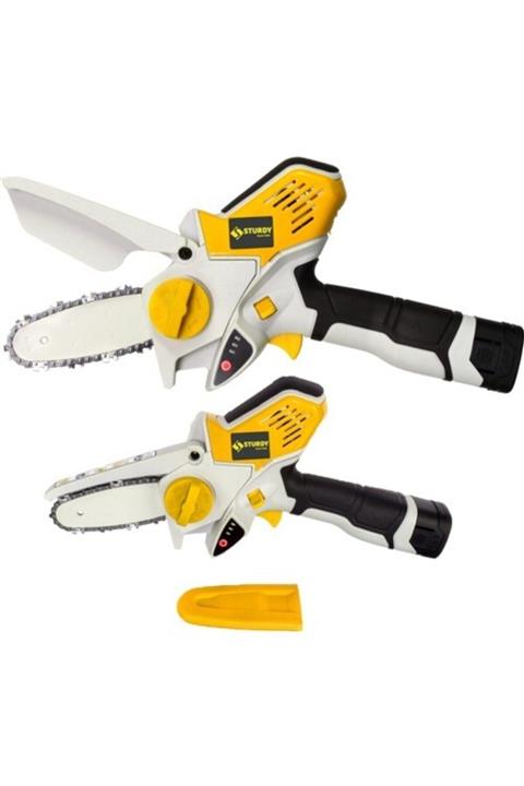 Sturdy Power Tools Sturdy Magic Saw X-torq 1800 Li-on Akülü Dal Kesme Testere Bıçkı Makinası Çift Akülü