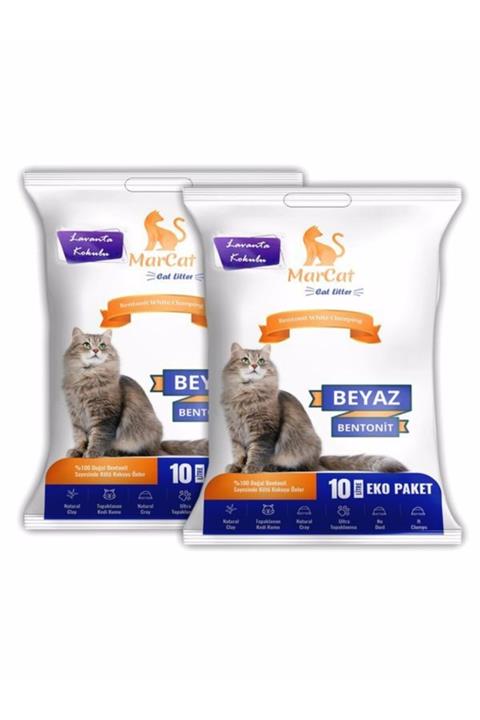 MarCat Kedi Kumu Lavanta Kokulu 10 Lt X 2 Adet