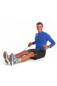 THERABAND Thera-band Bodytraıner El Tutacaklı Tubing 1,4 Metre Mavi Egzersiz Pilates Direnç Tüpü