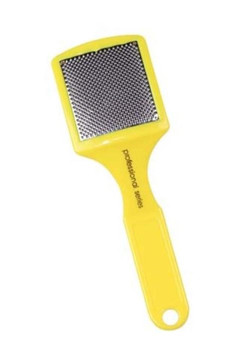 Trina Sarı Plastik Saplı Topuk Rendesi 014 + Hediye Ruj